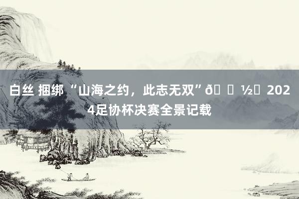 白丝 捆绑 “山海之约，此志无双”📽️2024足协杯决赛全景记载
